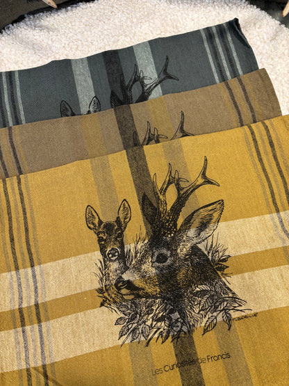 Torchons CHEVREUIL et CHEVRETTE