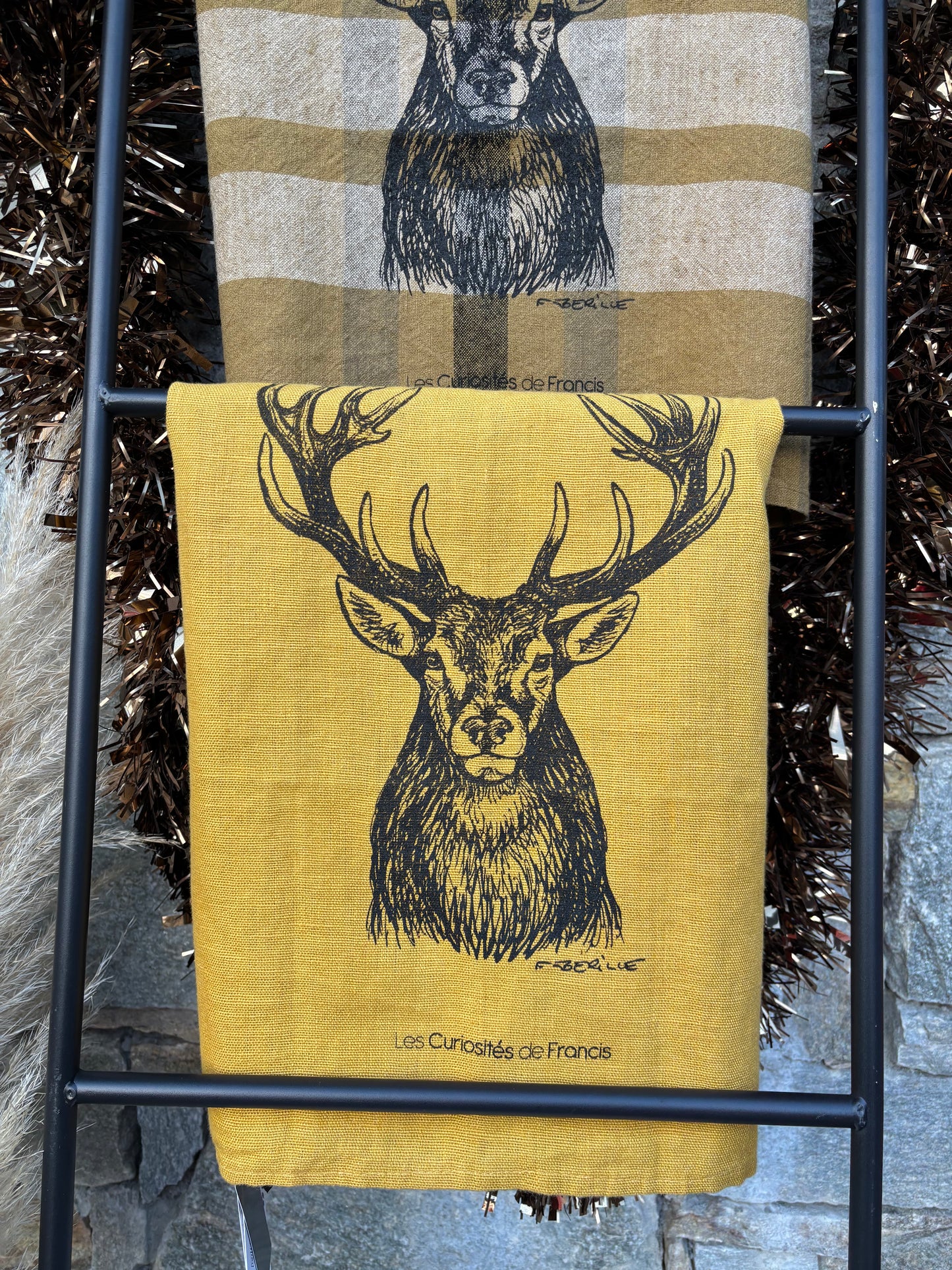 Coffret 3 torchons CERF