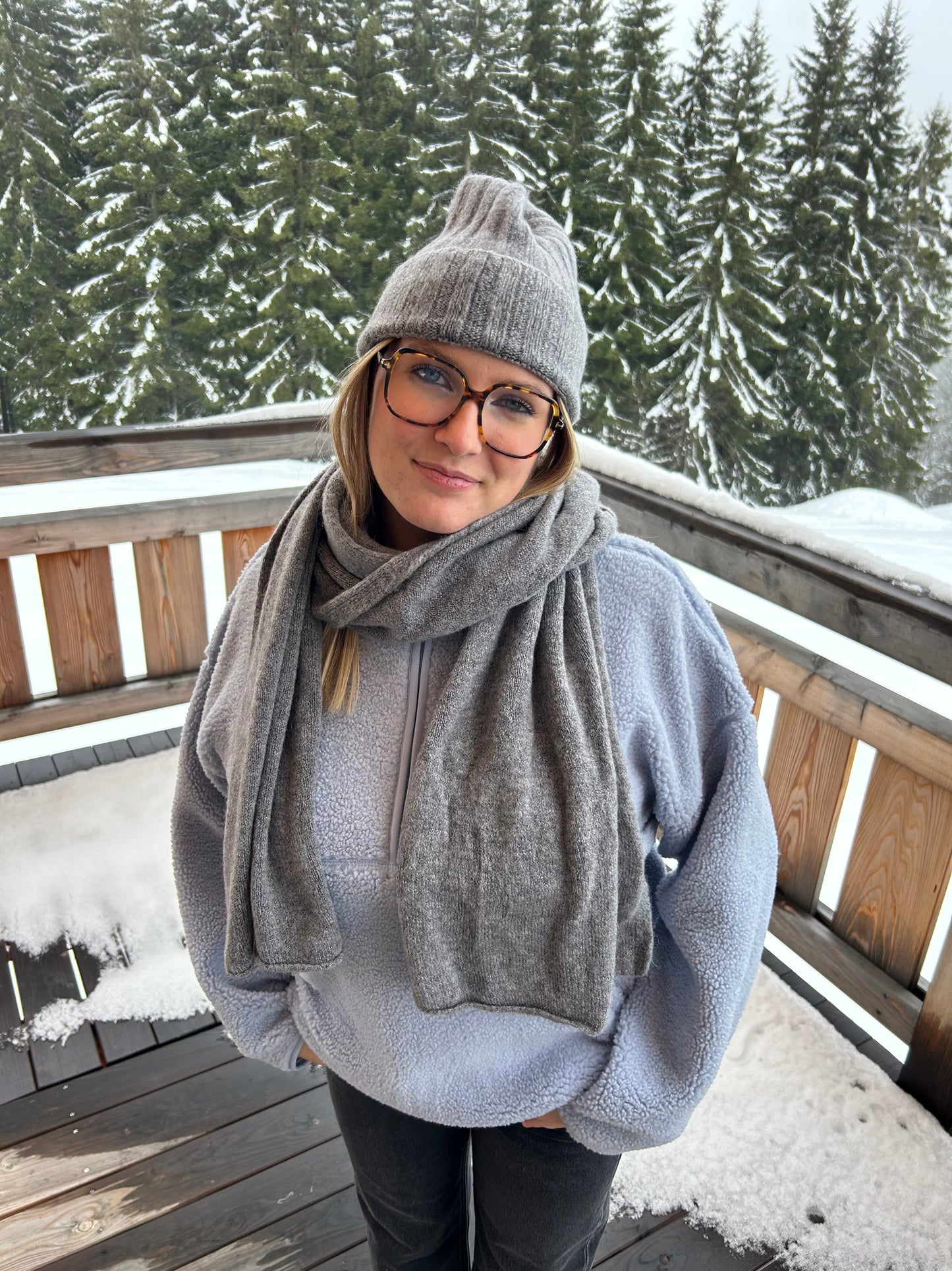 Ensemble bonnet + écharpe ALPI🇮🇹