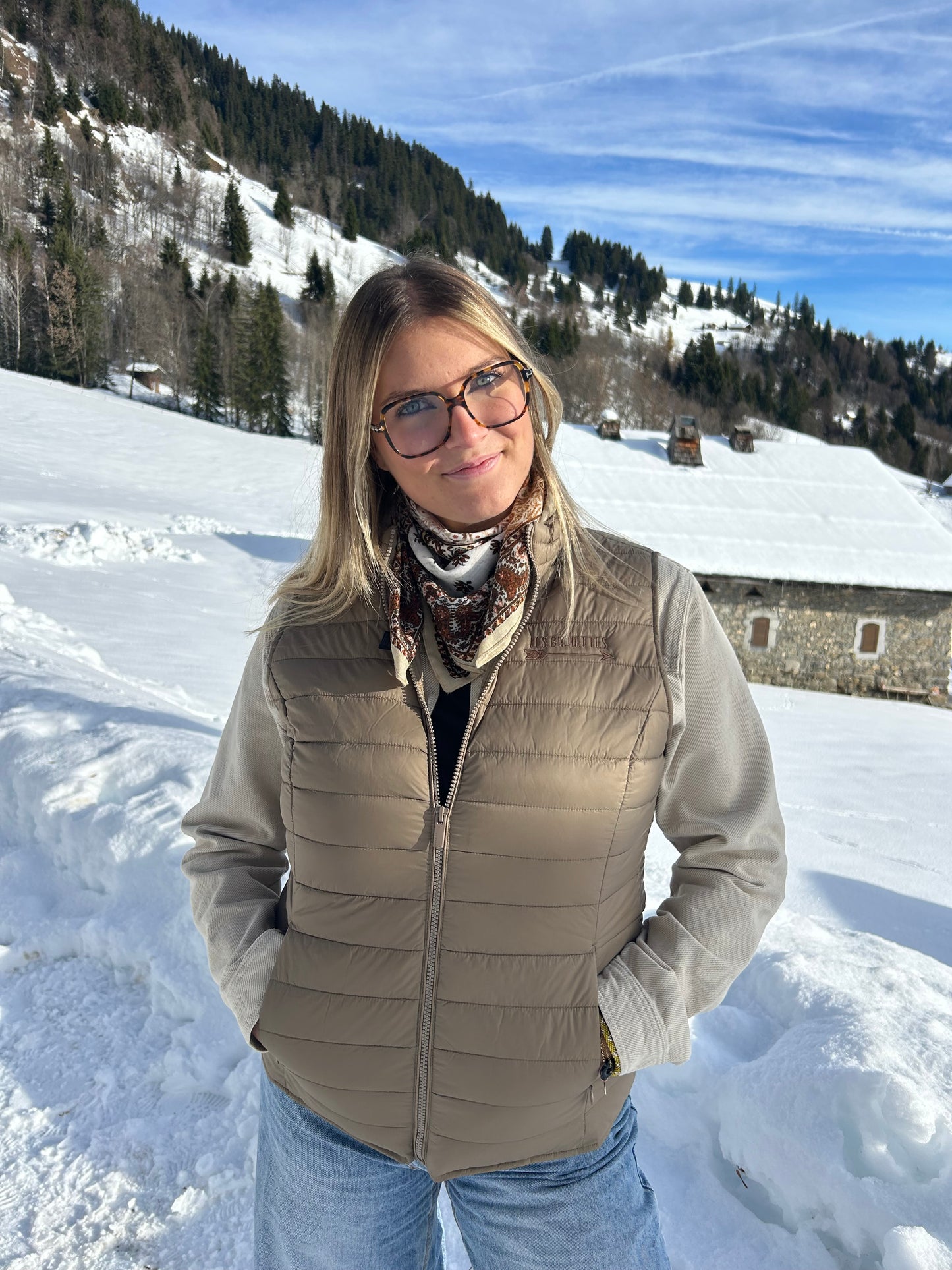 Doudoune sans manches CERF LES BICHETTES