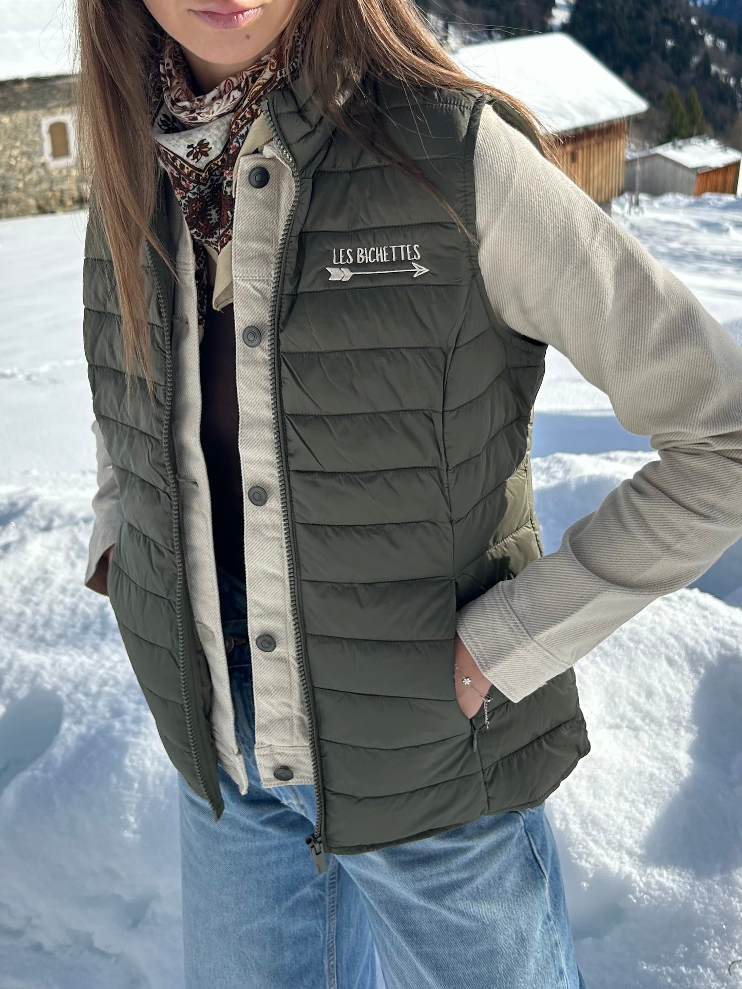Doudoune sans manches CERF LES BICHETTES