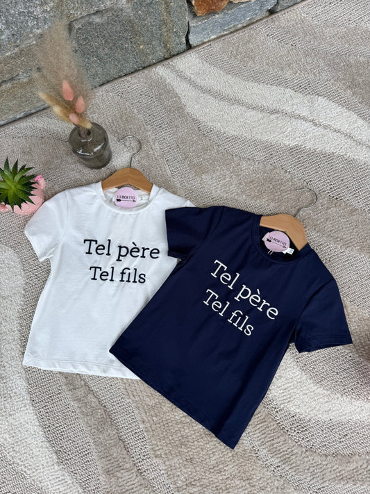 Tee-shirt TEL PÈRE TEL FILS enfant