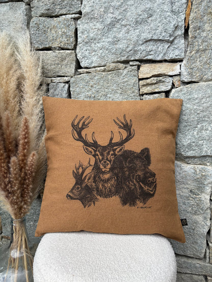 Coussin carré GRAND GIBIER