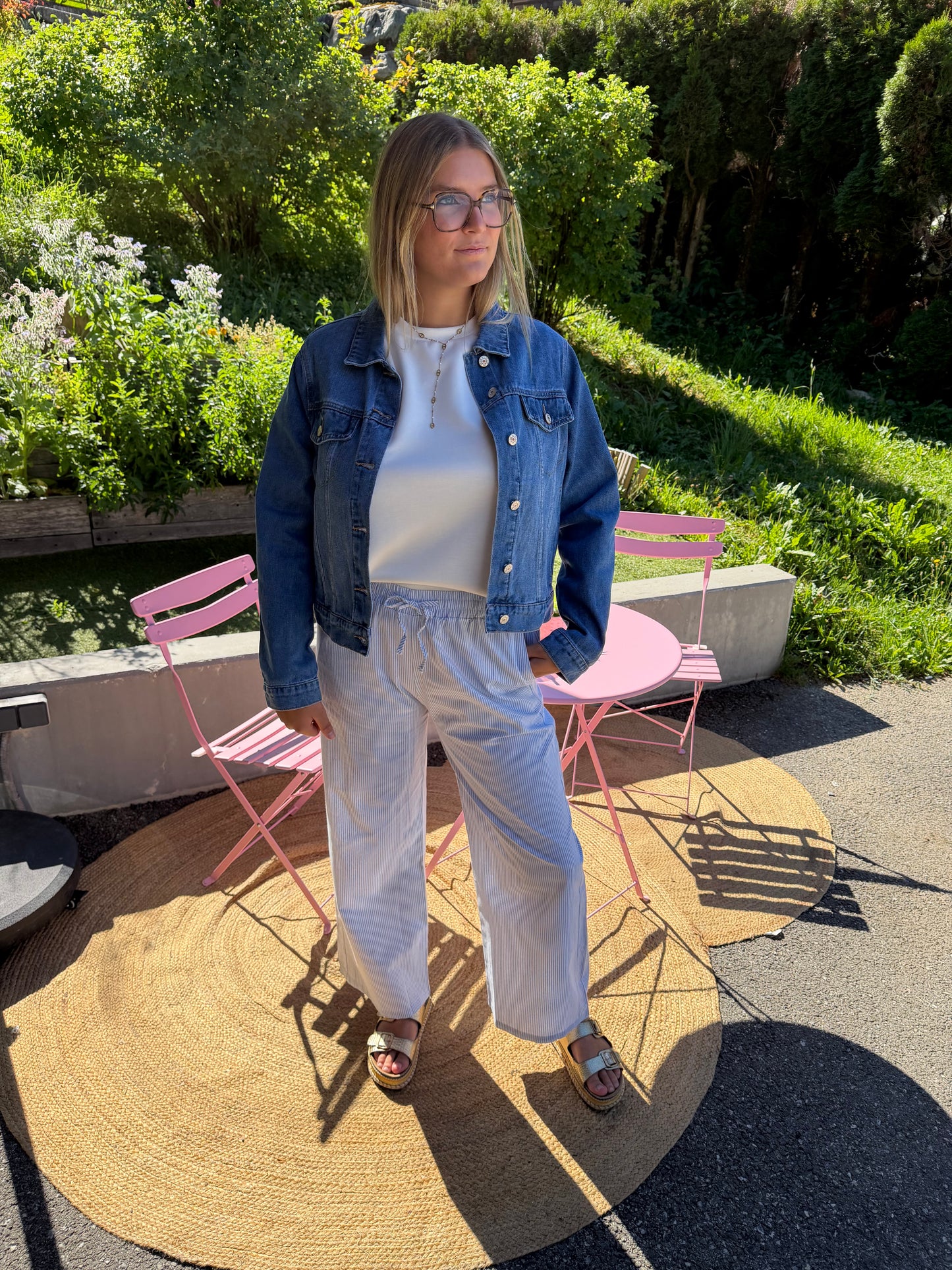 Veste en jean SABLE