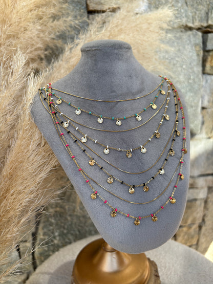 Collier multi-rangs