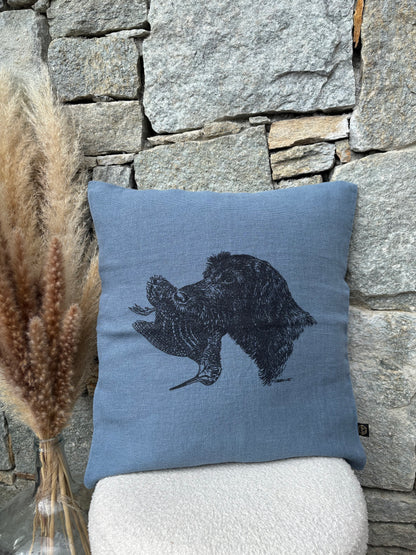 Coussin carré CHASSE À LA BÉCASSE