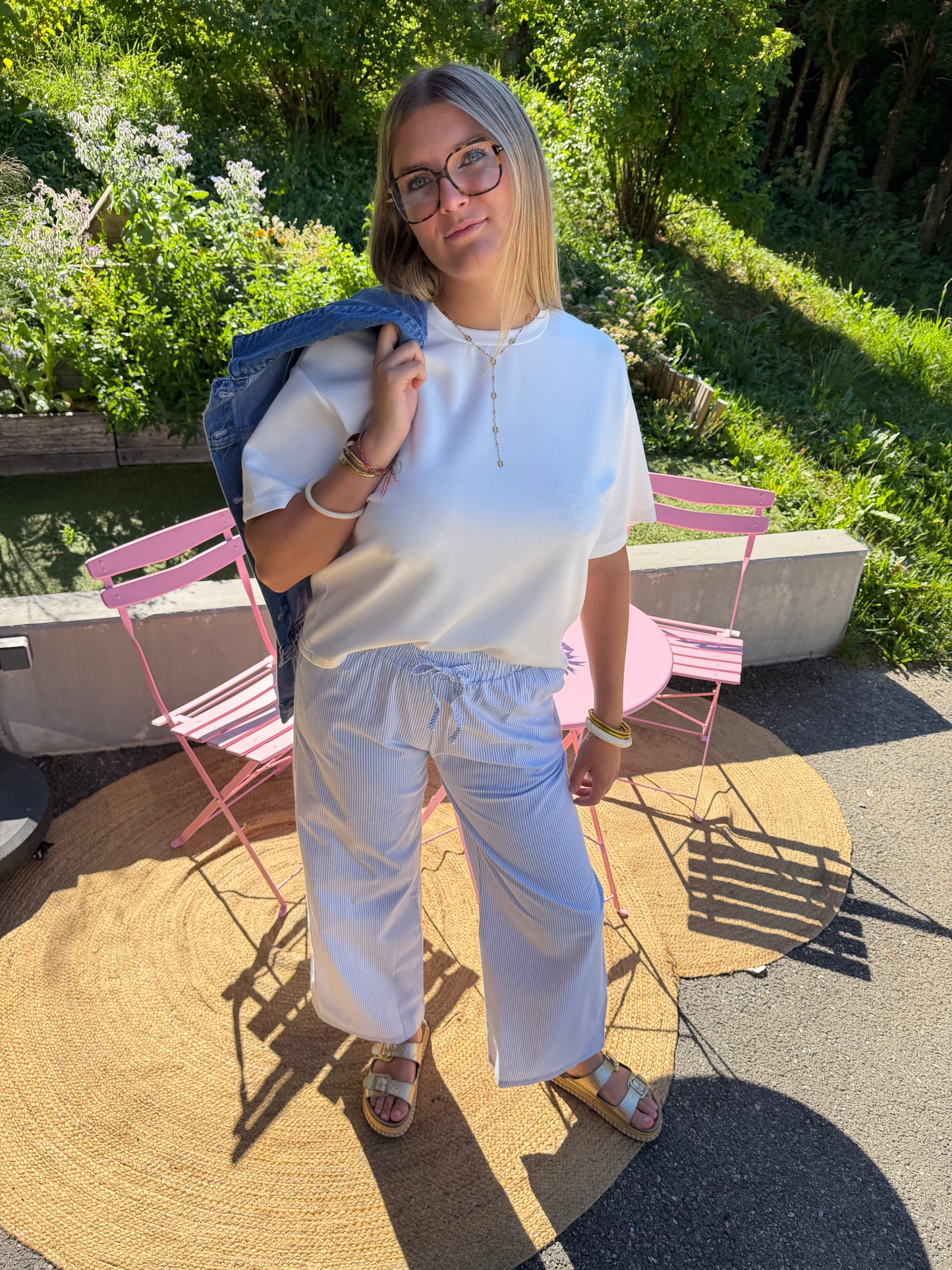 Pantalon rayé PROVENCE