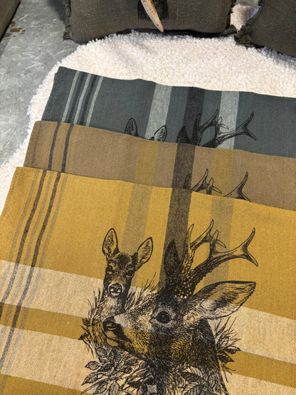 Torchons CHEVREUIL et CHEVRETTE