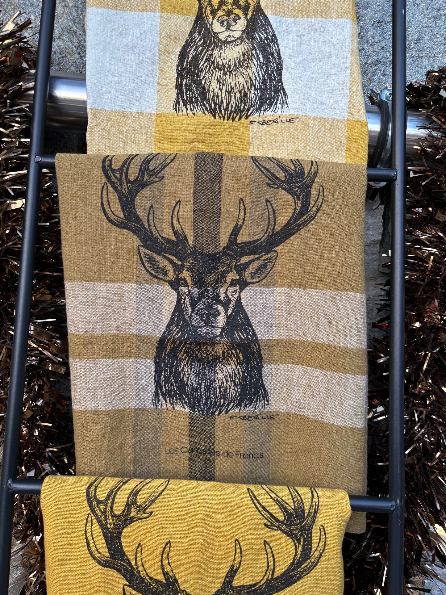 Coffret 3 torchons CERF