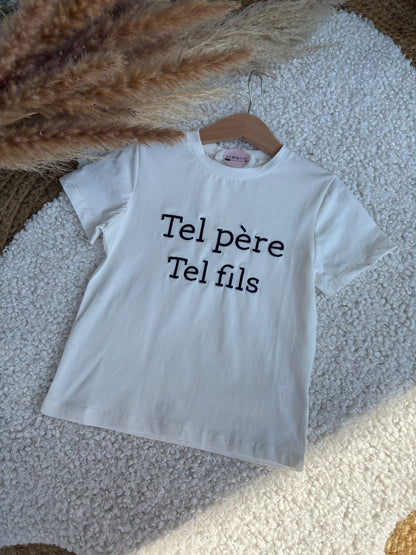 Tee-shirt TEL PÈRE TEL FILS enfant