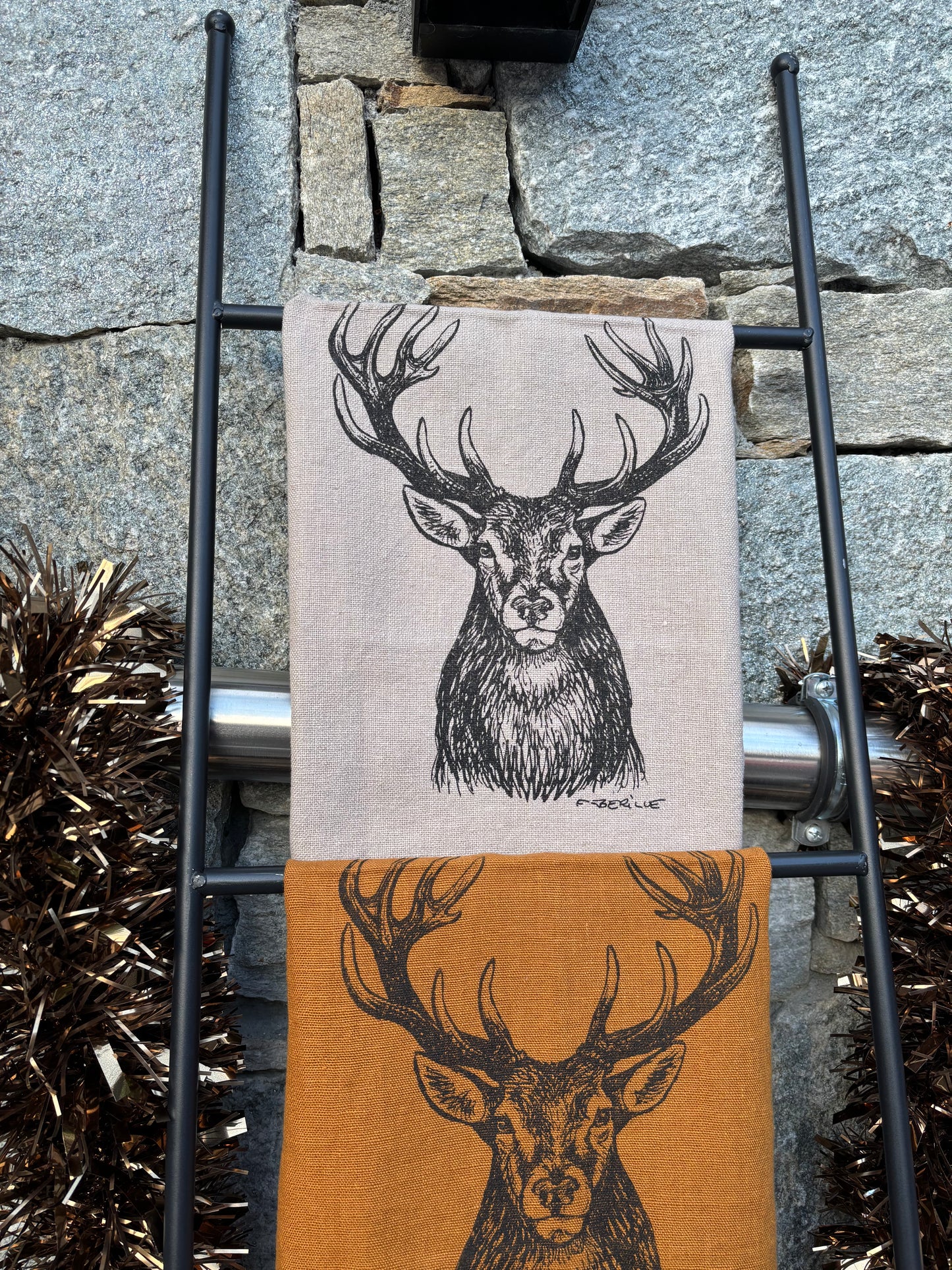 Coffret 3 torchons CERF