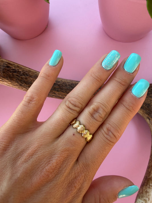 Bague coquillages