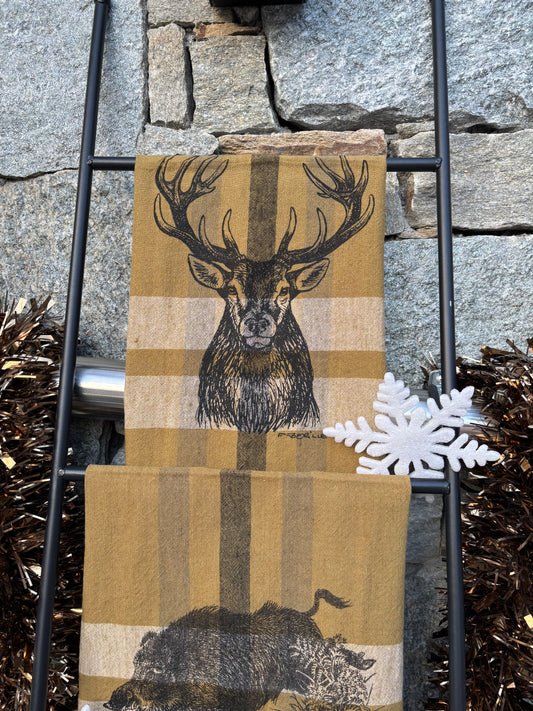 Coffret 3 torchons GRAND GIBIER