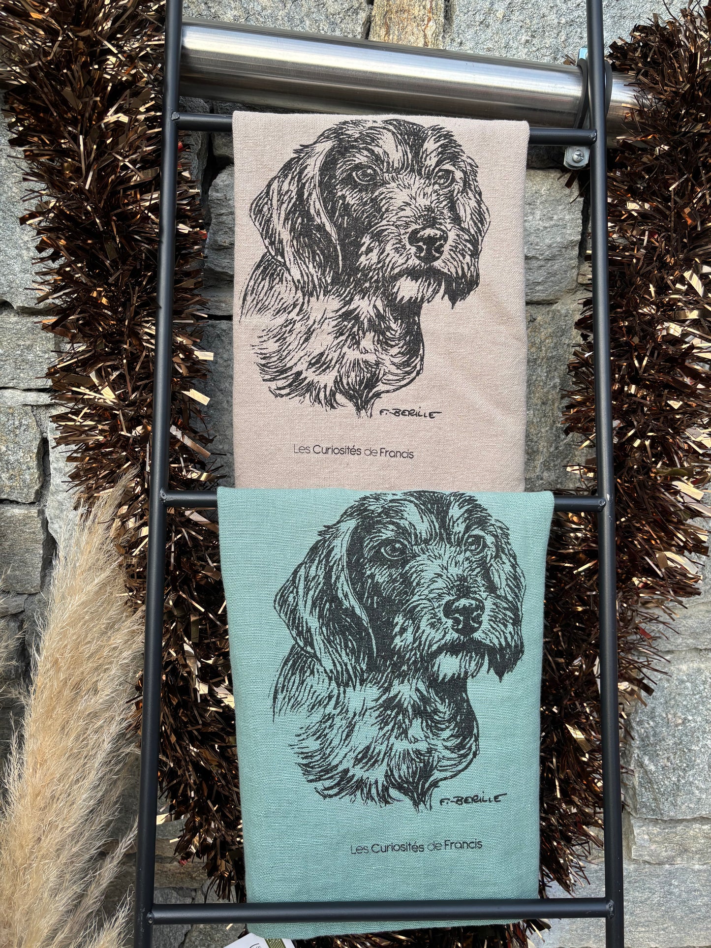 Coffret 2 torchons TECKEL