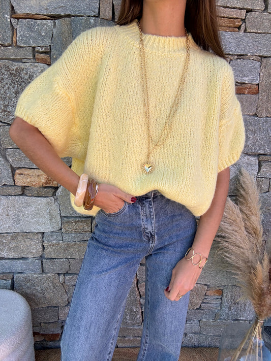 Pull CAMOMILLE manches courtes 🇮🇹