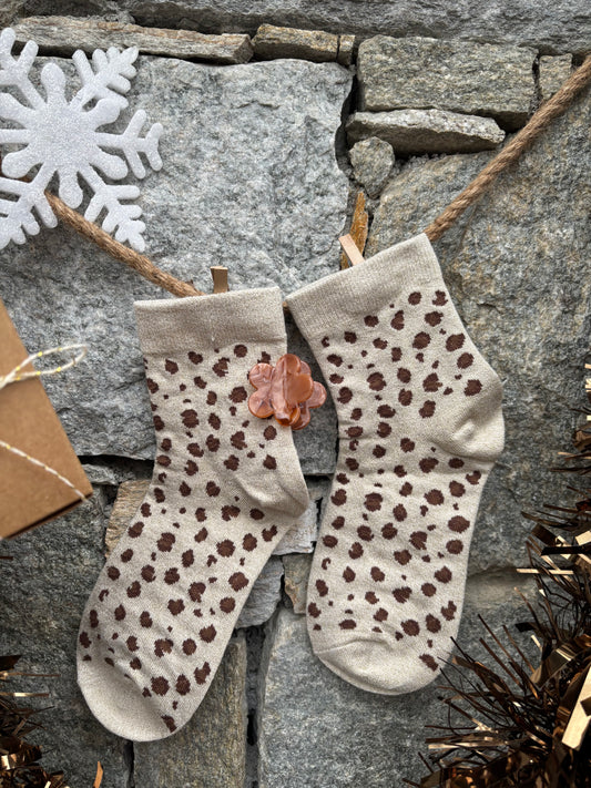 Coffret CHAUSSETTES LÉOPARD ET SA PINCE