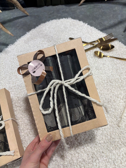 Coffret 4 sets de table CERF