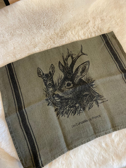 Torchons CHEVREUIL et CHEVRETTE